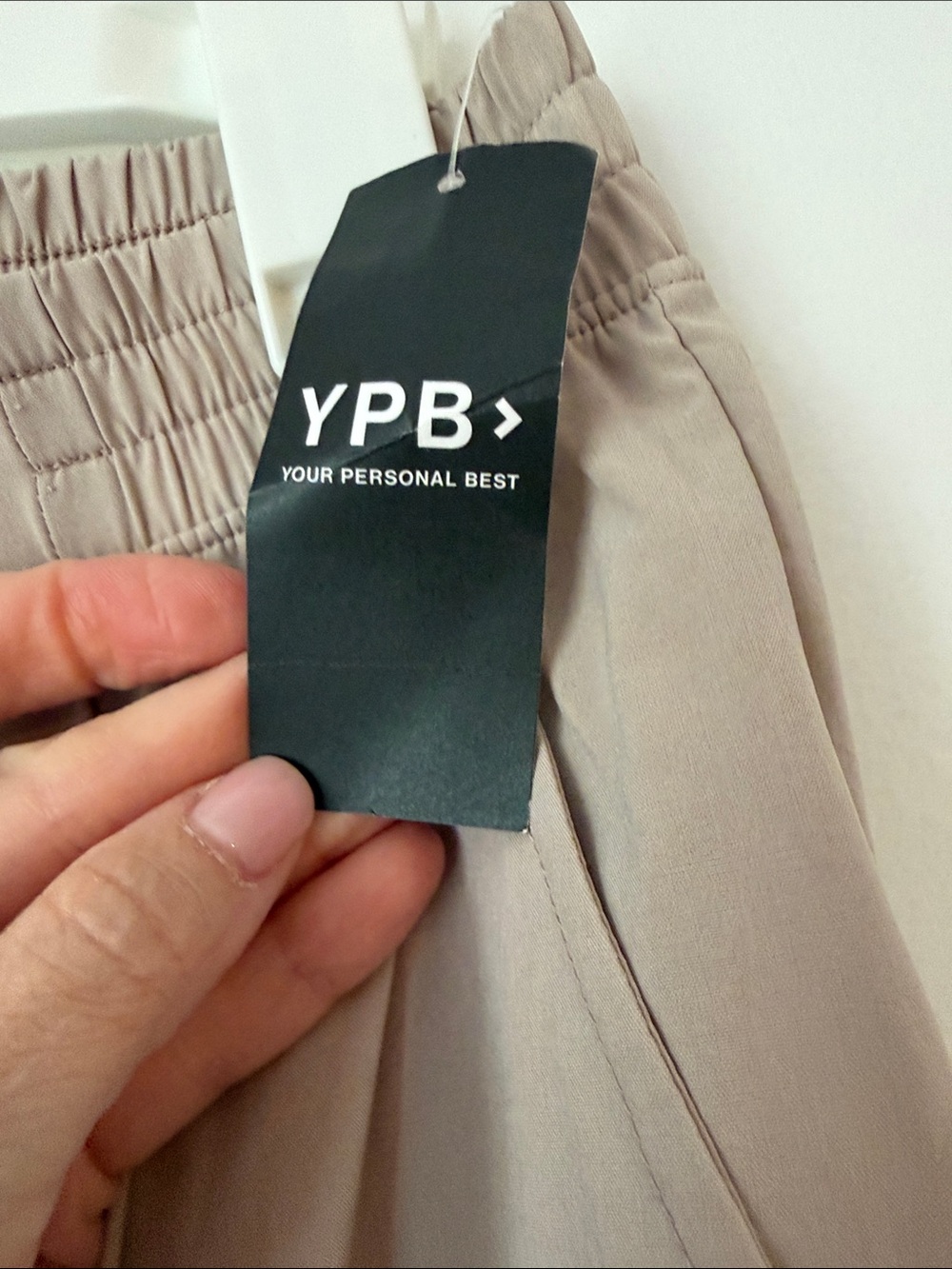 Abercrombie & Fitch Neutral Taupe Wide-Leg Pull-On Pants your personal best - Picture 4 of 7